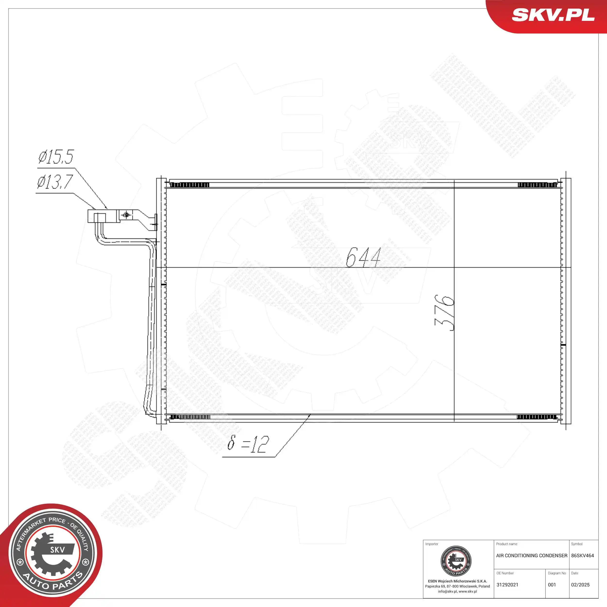 Condenser, air conditioning